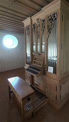 Orgel auf der Empore